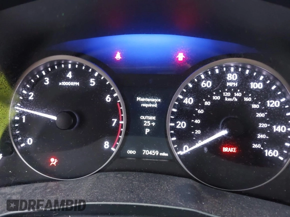 2013 Lexus ES 250 with VIN JTHBK1GG5D2017008, listed as a IAAI auction lot 41804577 with 70,459 mi miles and . Bid and sale history available at DreamBid. Image 7.