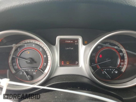 2013 Dodge Journey SXT with VIN 3C4PDDBG3DT507553, listed as a Copart auction lot 62889505 with 179,388 mi miles and Clean title. Bid and sale history available at DreamBid. Image 9.