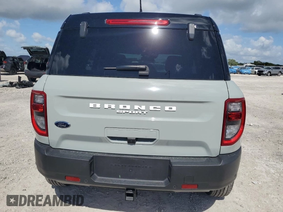 2023 Ford Bronco Sport Outer Banks с VIN 3FMCR9C65PRD14403, выставлен на аукционе Copart как лот 61212675 с пробегом 7 076 миль миль и Списание • Salvage title. История ставок и продаж доступна на DreamBid. Изображение 6.