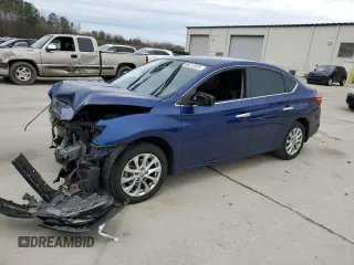 2019 Nissan Sentra SV with VIN 3N1AB7AP9KY215293, listed as a Copart auction lot 88213525 with 48,725 mi miles and Salvage Title. Bid and sale history available at DreamBid. Image 1.