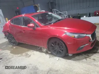 2018 Mazda 3 Grand Touring with VIN 3MZBN1W36JM217890, listed as a Copart auction lot 45745375 with 81,797 mi miles and Salvage Title. Bid and sale history available at carsss.com. Image 4.
