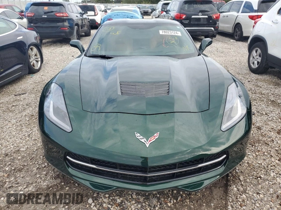2014 Chevrolet Corvette 2LT with VIN 1G1YC2D70E5109574, listed as a Copart auction lot 78023124 with 0 mi miles and Non Repairable. Bid and sale history available at carsss.com. Image 5.