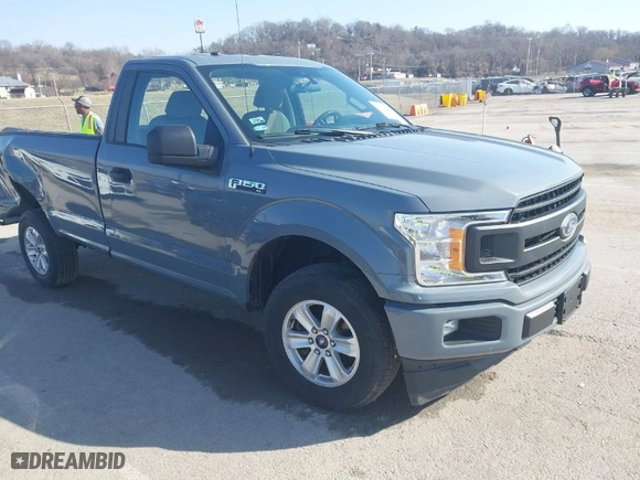 2019 Ford F-150 XL with VIN 1FTMF1CB1KKD81741, listed as a IAAI auction lot 41783806 with 46,978 mi miles. Bid and sale history available at carsss.com. Image 1.
