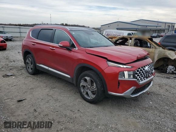 2022 Hyundai Santa Fe SEL with VIN 5NMS3DAJ4NH456069, listed as a Copart auction lot 80191264 with 50,375 mi miles and Salvage Title. Bid and sale history available at carsss.com. Image 4.