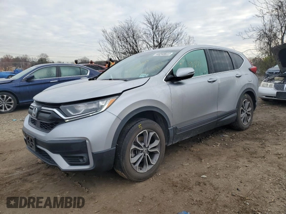 2020 Honda CR-V EX-L with VIN 2HKRW2H83LH638486, listed as a Copart auction lot 69268822 with 39,371 mi miles. Bid and sale history available at carsss.com. Image 1.