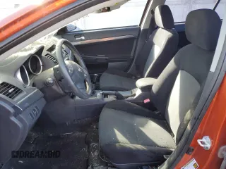 2011 Mitsubishi Lancer GTS with VIN JA32U8FW4BU043015, listed as a Copart auction lot 80831184 with 0 mi miles and Salvage Title. Bid and sale history available at carsss.com. Image 7.
