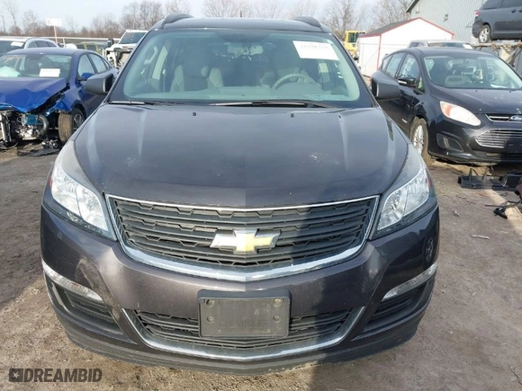 2017 Chevrolet Traverse LS with VIN 1GNKRFKDXHJ232779, listed as a IAAI auction lot 41828375 with 137,691 mi miles. Bid and sale history available at carsss.com. Image 13.