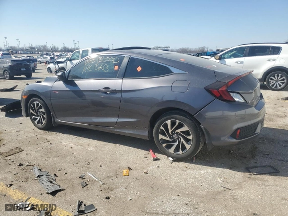 2017 Honda Civic Coupe LX-P with VIN 2HGFC4B01HH307191, listed as a Copart auction lot 48559865 with 126,227 mi miles and Salvage Title. Bid and sale history available at carsss.com. Image 2.