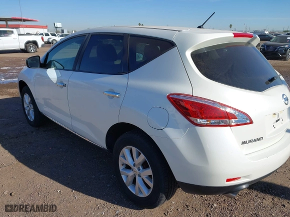 2013 Nissan Murano SV with VIN JN8AZ1MU4DW207026, listed as a IAAI auction lot 41849859 with 153,366 mi miles. Bid and sale history available at carsss.com. Image 3.
