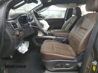 2024 Nissan Titan Pro-4X with VIN 1N6AA1ED5RN111708, listed as a Copart auction lot 42356375 with 31,487 mi miles and Salvage title. Bid and sale history available at DreamBid. Image 7.