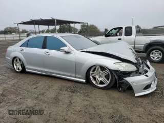 2013 Mercedes-Benz S with VIN WDDNG7DBXDA510464, listed as a Copart auction lot 44603075 with 97,629 mi miles and Salvage Title. Bid and sale history available at carsss.com. Image 4.