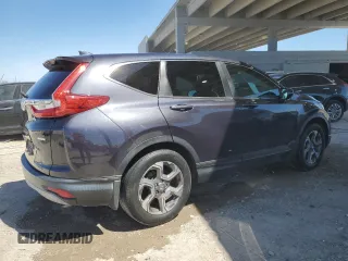 2017 Honda CR-V EX with VIN 7FARW1H57HE022851, listed as a Copart auction lot 49784755 with 108,953 mi miles and Salvage Title. Bid and sale history available at carsss.com. Image 3.
