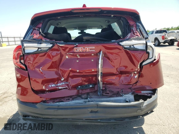2021 GMC Terrain SLE z VIN 3GKALMEV0ML314123, wystawiony jako Copart lot #55341825 z przebiegiem 48 981 mil mil oraz Szkoda całkowita • Salvage title. Historia ofert i sprzedaży dostępna na DreamBid. Obrazek 6.