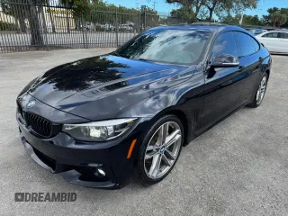 2020 BMW 4 Series 430i with VIN WBA4J1C04LBU67797, listed as a Copart auction lot 44953505 with 48,124 mi miles and Salvage Title. Bid and sale history available at DreamBid. Image 1.