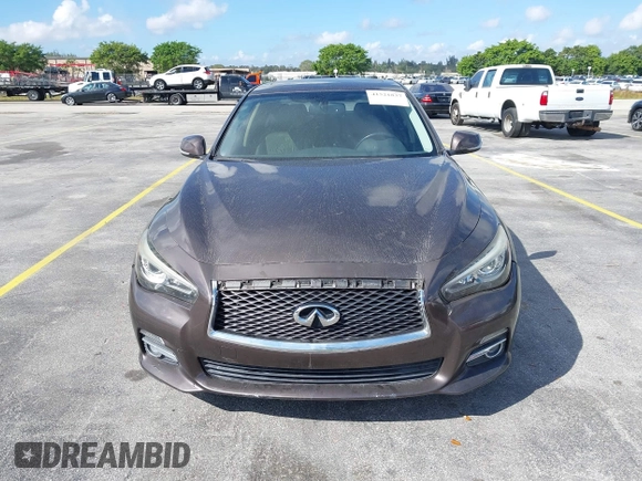 2017 Infiniti Q50 3.0t Premium with VIN JN1EV7AP5HM740257, listed as a IAAI auction lot 41521837 with 78,763 mi miles. Bid and sale history available at carsss.com. Image 12.