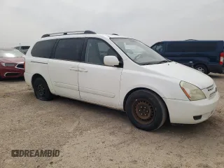 2008 Kia Sedona LX with VIN KNDMB233586213242, listed as a Copart auction lot 51436545 with 213,103 mi miles and Salvage Title. Bid and sale history available at carsss.com. Image 4.