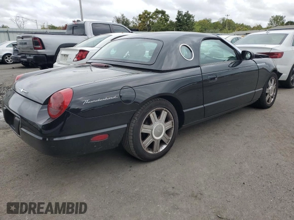 2005 Ford Thunderbird Deluxe z VIN 1FAHP60A55Y102032, wystawiony jako Copart lot #73761144 z przebiegiem 50 402 mil mil oraz Szkoda całkowita • Salvage title. Historia ofert i sprzedaży dostępna na DreamBid. Obrazek 3.