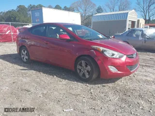2012 Hyundai Elantra GLS with VIN KMHDH4AE8CU307887, listed as a IAAI auction lot 41657165 with 160,910 mi miles. Bid and sale history available at carsss.com. Image 1.