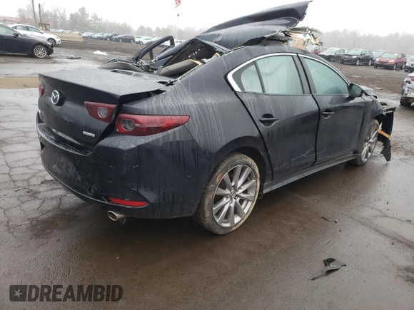 2019 Mazda 3 Preferred with VIN 3MZBPADL4KM113283, listed as a Copart auction lot 49325485 with Not Provided miles and Non Repairable. Bid and sale history available at DreamBid. Image 3.