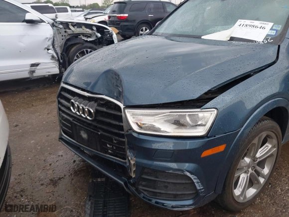 2016 Audi Q3 Premium Plus with VIN WA1EFCFS4GR024882, listed as a IAAI auction lot 41898646 with 82,553 mi miles. Bid and sale history available at carsss.com. Image 6.