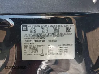 2013 GMC Sierra 1500 Denali z VIN 3GTP2XE24DG337445, wystawiony jako IAAI lot #41666850 z przebiegiem 177 092 mil mil oraz . Historia ofert i sprzedaży dostępna na DreamBid. Obrazek 9.