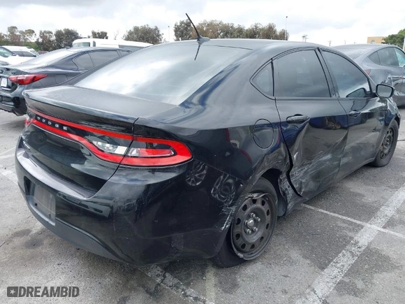 2016 Dodge Dart SE with VIN 1C3CDFAA4GD517174, listed as a IAAI auction lot 41775231 with 105,394 mi miles. Bid and sale history available at carsss.com. Image 4.