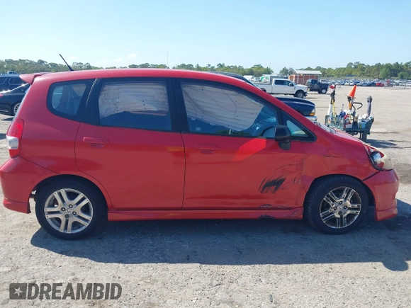 2007 Honda Fit Sport with VIN JHMGD38657S014356, listed as a IAAI auction lot 41942268 with 198,852 mi miles. Bid and sale history available at carsss.com. Image 14.