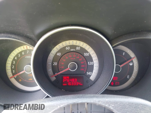 2012 Kia Forte EX with VIN KNAFU4A25C5492664, listed as a IAAI auction lot 41889921 with 163,334 mi miles and . Bid and sale history available at DreamBid. Image 7.