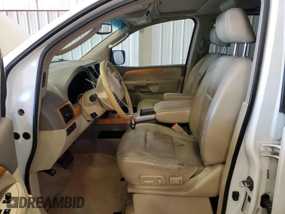 2009 Infiniti QX56 with VIN 5N3AA08C39N902046, listed as a Copart auction lot 50819105 with 0 mi miles and Salvage Title. Bid and sale history available at carsss.com. Image 7.