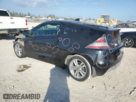 2012 Honda CR-Z with VIN JHMZF1D45CS001998, listed as a Copart auction lot 88301985 with 146,306 mi miles and Salvage title. Bid and sale history available at DreamBid. Image 2.