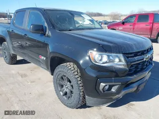 2021 Chevrolet Colorado 4WD Z71 with VIN 1GCGTDEN5M1183879, listed as a IAAI auction lot 41366138 with 163,748 mi miles. Bid and sale history available at carsss.com. Image 1.