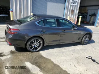 2025 Genesis G70 2.5T with VIN KMTG34SC4SU154731, listed as a Copart auction lot 58399565 with 11,260 mi miles and Clean title. Bid and sale history available at DreamBid. Image 3.