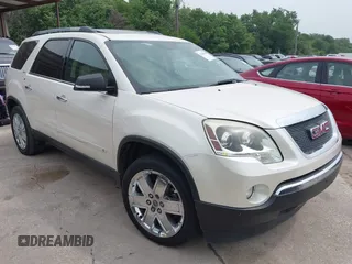 2010 GMC Acadia SLT2 z VIN 1GKLRNED0AJ122692, wystawiony jako IAAI lot #42284398 z przebiegiem 209 287 mil mil oraz . Historia ofert i sprzedaży dostępna na DreamBid. Obrazek 1.