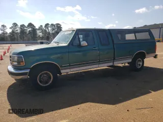 1996 Ford F-150 with VIN 1FTEX15H5TKA45899, listed as a Copart auction lot 44412295 with 225,651 mi miles and Salvage Title. Bid and sale history available at carsss.com. Image 1.