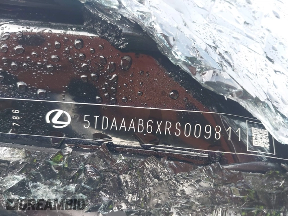 2024 Lexus TX 350 z VIN 5TDAAAB6XRS009811, wystawiony jako IAAI lot #41473196 z przebiegiem 8 781 mil mil oraz . Historia ofert i sprzedaży dostępna na DreamBid. Obrazek 9.