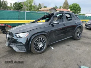 2021 Mercedes-Benz GLE 450 с VIN 4JGFB5KB9MA555105, выставлен на аукционе Copart как лот 64255695 с пробегом 106 602 миль миль и Списание • Salvage title. История ставок и продаж доступна на DreamBid. Изображение 1.