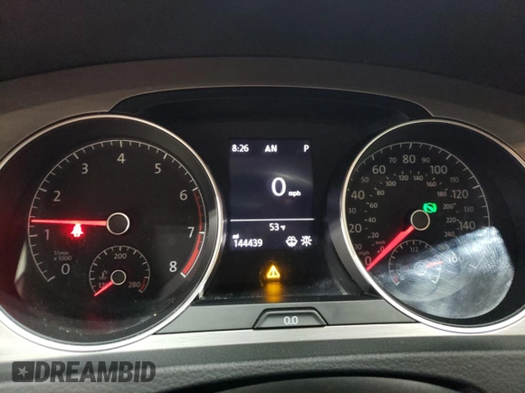 2017 Volkswagen Golf S with VIN 3VW017AU9HM510909, listed as a Copart auction lot 81958244 with 144,439 mi miles and Salvage Title. Bid and sale history available at DreamBid. Image 9.