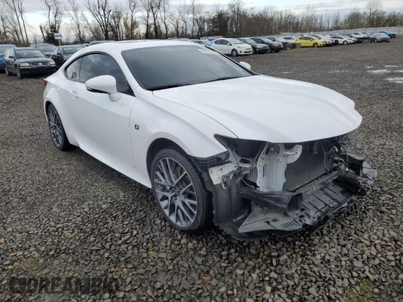 2017 Lexus RC 350 with VIN JTHSE5BC6H5007501, listed as a Copart auction lot 80518044 with 107,089 mi miles and Salvage title. Bid and sale history available at DreamBid. Image 4.