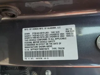 2019 Honda Ridgeline RTL-E with VIN 5FPYK3F73KB016675, listed as a Copart auction lot 55340905 with 69,571 mi miles and Salvage title. Bid and sale history available at DreamBid. Image 12.