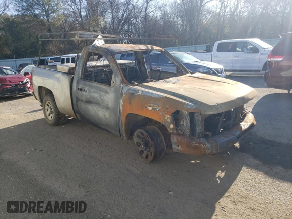 2008 Chevrolet Silverado 1500 Work Truck with VIN 1GCEC14X38Z302268, listed as a Copart auction lot 87200414 with 0 mi miles and Salvage Title. Bid and sale history available at carsss.com. Image 4.