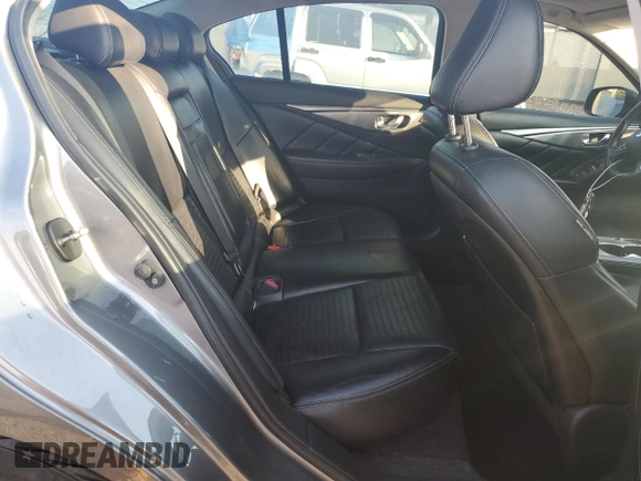 2015 Infiniti Q50 Sport with VIN JN1BV7AR2FM414563, listed as a Copart auction lot 62896535 with 133,924 mi miles and Salvage title. Bid and sale history available at DreamBid. Image 10.