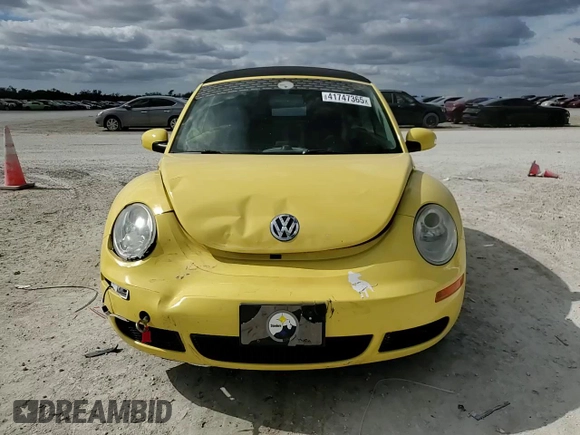 2008 Volkswagen Beetle SE with VIN 3VWRF31Y68M415714, listed as a Copart auction lot 41747365 with 84,406 mi miles and Salvage title. Bid and sale history available at DreamBid. Image 10.