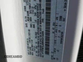 2024 Ford F-150 XL с VIN 1FTFW1L89RKD13209, выставлен на аукционе Copart как лот 56639525 с пробегом 34 277 миль миль и Списание • Salvage title. История ставок и продаж доступна на DreamBid. Изображение 12.