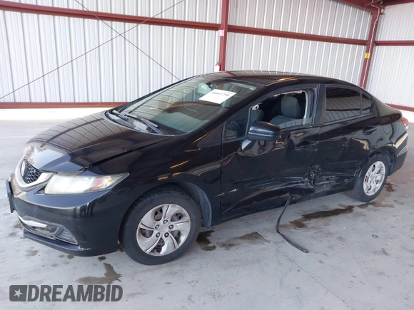 2015 Honda Civic LX with VIN 19XFB2F54FE203055, listed as a IAAI auction lot 40607290 with 206,136 mi miles and . Bid and sale history available at DreamBid. Image 18.