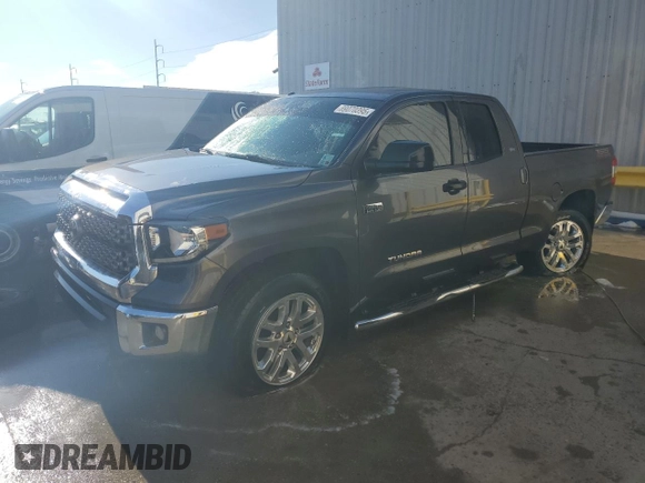2019 Toyota Tundra 2WD SR with VIN 5TFRY5F18KX245006, listed as a Copart auction lot 89070395 with 84,796 mi miles and Salvage Title. Bid and sale history available at carsss.com. Image 1.