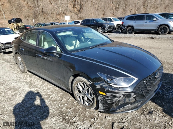 2023 Hyundai Sonata SEL with VIN KMHL14JA4PA306143, listed as a Copart auction lot 49792545 with 12,010 mi miles and Salvage Title. Bid and sale history available at carsss.com. Image 4.