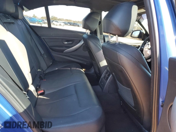 2014 BMW 3 Series 335i with VIN WBA3A9C51EF477933, listed as a Copart auction lot 80443554 with 53,927 mi miles and Salvage Title. Bid and sale history available at carsss.com. Image 10.
