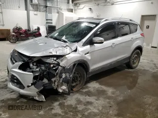 2014 Ford Escape Titanium with VIN 1FMCU9J95EUD74439, listed as a Copart auction lot 44552815 with 204,859 mi miles and Salvage Title. Bid and sale history available at carsss.com. Image 1.