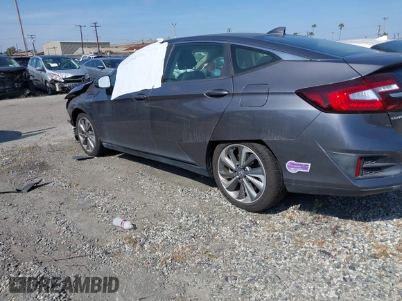 2018 Honda Clarity Plug-In Hybrid with VIN JHMZC5F19JC021696, listed as a IAAI auction lot 41920191 with 1 mi miles. Bid and sale history available at carsss.com. Image 3.