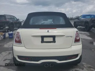 2011 MINI Convertible S with VIN WMWZP3C54BTX83253, listed as a Copart auction lot 49879485 with Not Provided miles and Salvage Title. Bid and sale history available at DreamBid. Image 6.